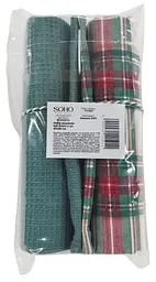 Набір рушників кухонних бавовна 100% SOHO Sell Green 40х60 см 2 шт (BS 65527A/1) - мініатюра 6
