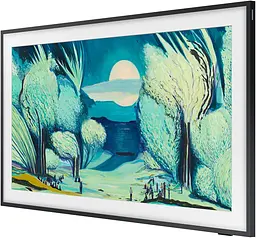 Samsung Телевізор 55" QLED 4K 100Hz (Up to 144Hz) Smart Tizen Black The Frame - мініатюра 4