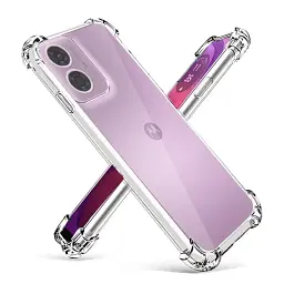 Чохол до мобільного телефона BeCover Anti-Shock Motorola Moto G04/ E14 Clear (712309) - мініатюра 3