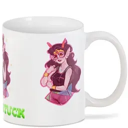 Кухоль GeekLand Homestuck Хомстак Фефері Пейшес CP 03.266 330 мл білий - мініатюра 3