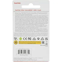 Карта пам'яті SanDisk 512GB microSDXC class 10 UHS-I Ultra (SDSQUNR-512G-GN3MN) - мініатюра 3