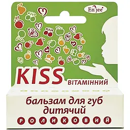 Роликовий дитячий бальзам для губ Enjee Kiss Вітамінний 6 мл - мініатюра 2
