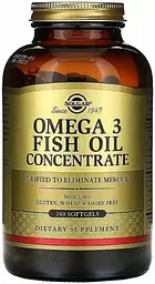 Риб'ячий жир Омега 3 Solgar Omega-3 Fish Oil 240 гелевых капсул