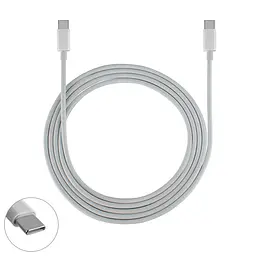 Блок живлення для ноутбука Apple USB-C 87W (20.3V/4.3A, 14.5V/2A, 9V/3A, 5.2V/2.4A), Type-C, USB3.1, White (з кабелем!) (A1718, A1706, A1708) - мініатюра 2