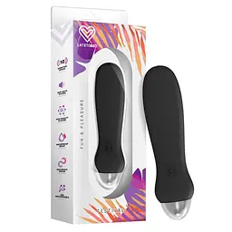 Вібратор Festival Luxo Black, 12 см (чорний) - мініатюра 4
