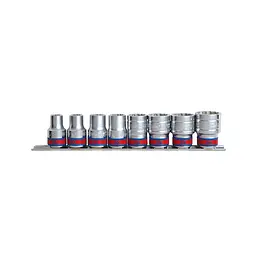 Набір торцевих головок 1/2", шестигранні, 3/8"-7/8", 8 одиниць на планці