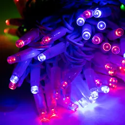 Світлодіодна новорічна гірлянда Line M-1, 11 м, 90 LED, різнокольорове світіння, 220V, для ялинки та вікна - мініатюра 7