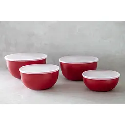 Набір мисок з кришками KitchenAid Universal червоний 4 шт. (KQG176OSERE) - мініатюра 10