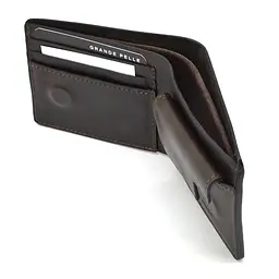 Чоловічий шкіряний гаманець GRANDE PELLE 11х9х1.5 см acs0029282 - мініатюра 5