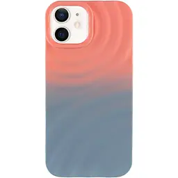 Чохол TPU ColorWave для Apple iPhone 12 Pro / 12 (6.1) Peach / Sky - мініатюра 2