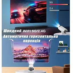 Проектор Magcubic HY300 Pro портативний смарт LED міні Android - мініатюра 8