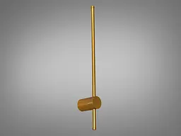 Бра настінне LED Diasha 2039/600 oxide gold, 6W, золото сатин, сучасний дизайн, IP20, 1 лампа, довжина 60 см - мініатюра 3