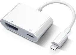 Адаптер Lightning → HDMI 1080P для iPhone та iPad, підключення до ТВ