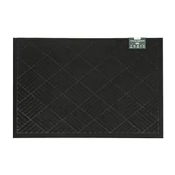 Килимок придверний Eco Fabric Смужки без кромки чорний 60 х 90 см (6090-007) - мініатюра 2