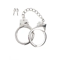 Наручники Taboom Silver Plated BDSM Handcuffs 65 см сріблястий - мініатюра 5