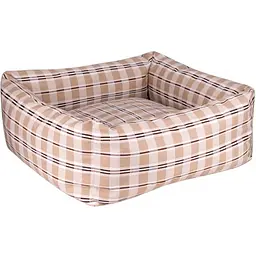 Лежак для тварин BronzeDog Comfort квадратний S 40х40 см бежевий - мініатюра 2