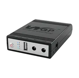 Комплект Mini UPS з блоком живлення: джерело безперебійного живлення Mini UPS WGP UPS1032 Black 10400mAh 5V/9V/12V, Li-ion 4*2.6Ah, для роутера і оптичного термінала та блок живлення SPF-1202B 12V/2A (24W) (42-00261) - мініатюра 2