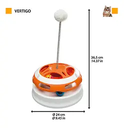 Іграшка для котів Ferplast Vertigo Carousel Ø24x36.5 85100100 - мініатюра 2