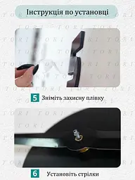 Великий настінний безкаркасний безшумний інтер'єрний 3D годинник наліпка декор для дому діаметр до 90 см сріблястий (90038300079) - мініатюра 5