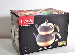 Двоярусний чайник O. M. S. Collection 8210-M Gold (1/2 л) - мініатюра 10