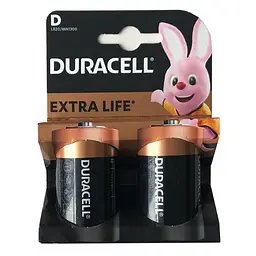 Батарейка DURACELL LR20(D) blister 2 (2/20) (АРТ3096)
