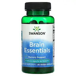 Комплекс для Покращення Пам'яті та Роботи Мозку Brain Essentials - 60 вег. капсул
