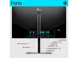 Монітор HP E27k G5 (6N4C4AA) - мініатюра 4