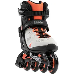 Ролики жіночі Rollerblade Macroblade 80 Womens 260 Сірий-Червоний - мініатюра 5