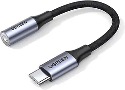 Перехідник USB Type-C для 3.5 mm Ugreen AV161 з DAC chip аудіоадаптер для навушників Space Grey (80154) - мініатюра 5