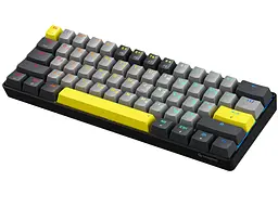 Механічна ігрова клавіатура GamePro GPMK-130G Pro Black Hot-Swap Outemu Red Switch RGB 2.4G/Bluetooth/USB - мініатюра 4