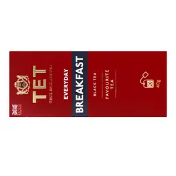 Чай чорний TET Everyday Breakfast байховий 40 г (20 шт. х 2 г) (950778) - мініатюра 3