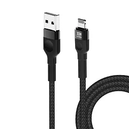 Кабель XON SmartCable Type-А - Lightning 3A 2м UniLink Чорний (SC30CL3A2B 647)
