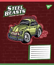 Набір зошитів шкільних YES А5/12 лінія Steel Beasts 25 шт (767710) - мініатюра 3