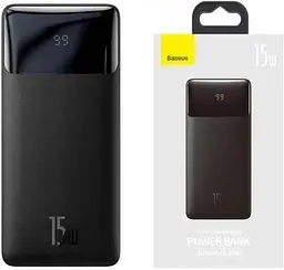 Портативна батарея Baseus Airpow Lite 10000mAh 15W black - мініатюра 2
