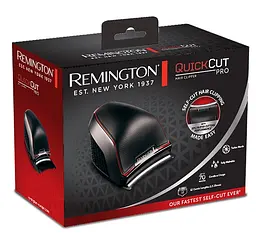 Машинка для стрижки Remington Quickcut Pro, мережа+акум., роторний мотор, насадок-12, титан.напил., чорний - мініатюра 6