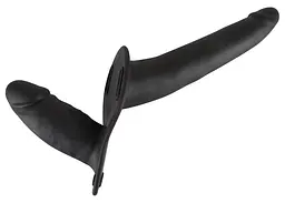 Подвійний страпон You2Toys Double Strap On, 15/8,5 см (чорний) - мініатюра 6