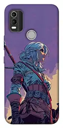TPU чохол Demsky The witcher ciri для Nokia C21 Plus