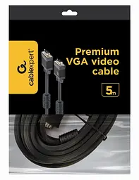 Кабель Cablexpert VGA-VGA 5 м (CC-PPVGA-5M-B) - мініатюра 2