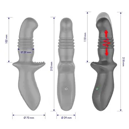 Анальний стимулятор з поштовхами Nexus Thrust Probe Edition, 20.4х3.9 см - мініатюра 8