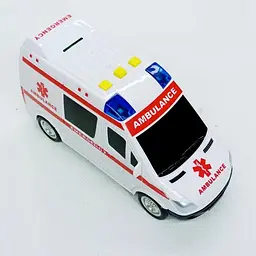 Дитяча автомодель "Швидка допомога" 7994, 17х7 см, звукові та світлові ефекти - мініатюра 5