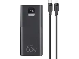 Зовнішній акумулятор (Power Bank) USAMS US-CD185 PB68 30000mAh 65W Black (ATXLOGTC01) - мініатюра 2