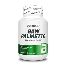 Натуральна добавка BioTech Saw Palmetto, 60 капсул