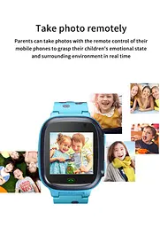 Наручний смарт-годинник дитячі Q15 з функцією дзвінка, 4G і GPS Blue (16418) - мініатюра 4