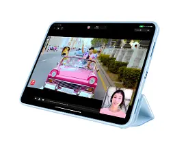 Чохол до планшета BeCover Tri Fold Hard TPU Apple iPad Mini 7 2024 Light Blue (712447) - мініатюра 2