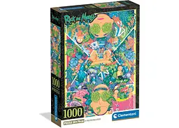 Пазл Clementoni Гіпнотичне марево Ріка, Рік і Морті (Rick and Morty Puzzle - 1000 pcs.), 1000 ел. (37511)