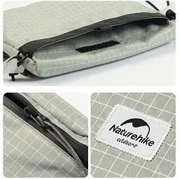 Сумка Naturehike NH20BB204 світло-сіра (1047-6927595772379) - мініатюра 2