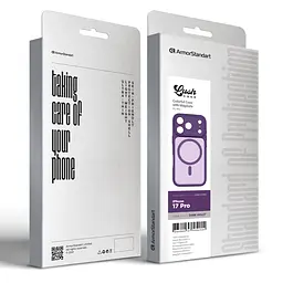 Чехол для Apple iPhone 17 Pro, Lush MagCase, фиолетовый, противоударная панель-накладка из TPU и PC, полупрозрачный чехол с MagSafe (с магнитом), с защитой камеры, поддержка беспроводной зарядки, защита всего корпуса, ArmorStandart (ARM87490) - мініатюра 6