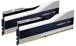 Модуль памятi DDR5 2x16GB/5600 G.Skill Trident Z5 Silver (F5-5600J4040C16GX2-TZ5S) - мініатюра 3
