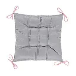 Подушка на стілець Home Line 40x40 см рожева/сіра (180142) - мініатюра 2