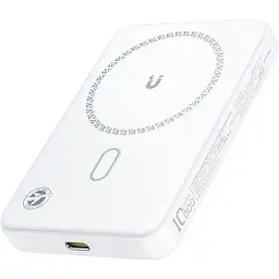 Універсальна мобільна батарея Acefast Magnetic Wireless 10000mAh 20W PD,QC 3.0 QI 15W ультра тонкий M26 White (6974316285212)